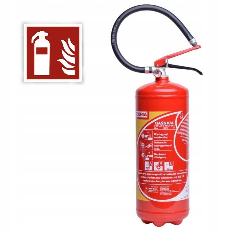 Hasiaci prístroj práškový GP6x ABC Hasiace prístroje 6 kg NOVINKA + zn.